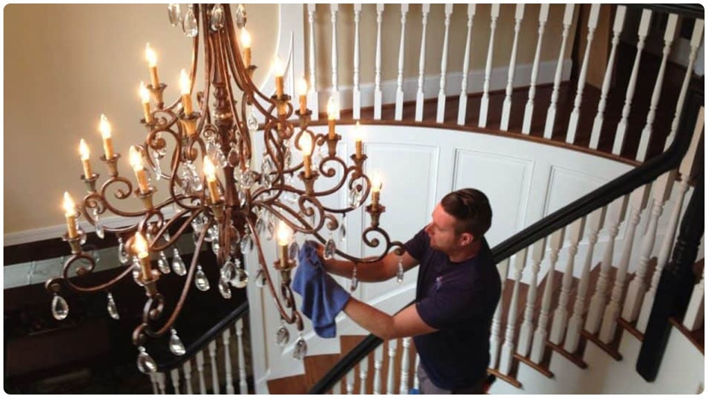 Chandelier Cleaning Services in Dubai